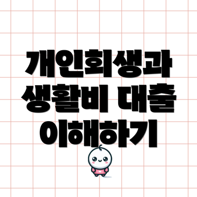 개인회생과 생활비 대출 이해하기