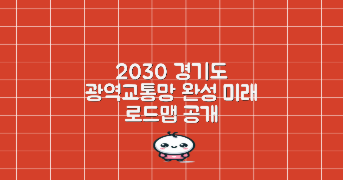 2030년, 경기도의 광역 교통망 완성을 향한 로드맵