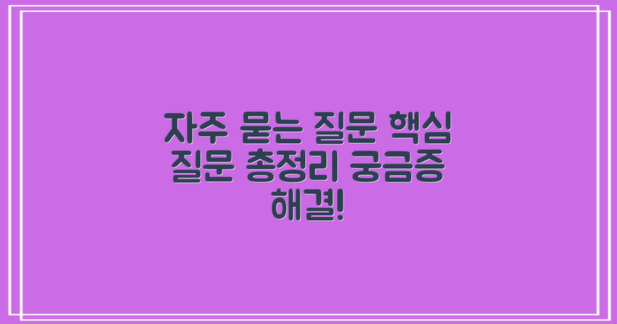 자주 묻는 질문